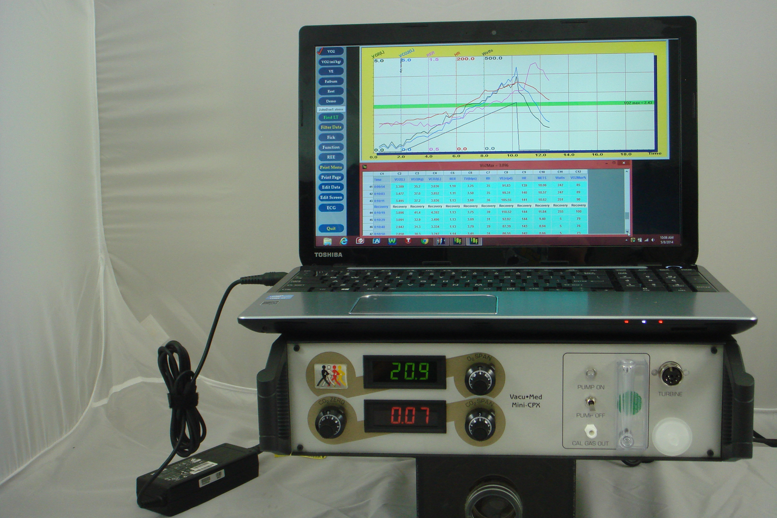 Featured image for “Metabolic Measurement System Vista Mini-CPX VO2 (#17670)”